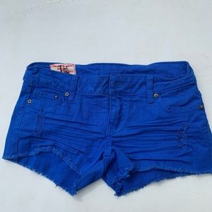 Blue shorts